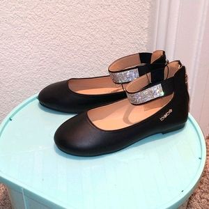 Bebe Girls Dress Shoes NEVER WORN *Black Sparkle*